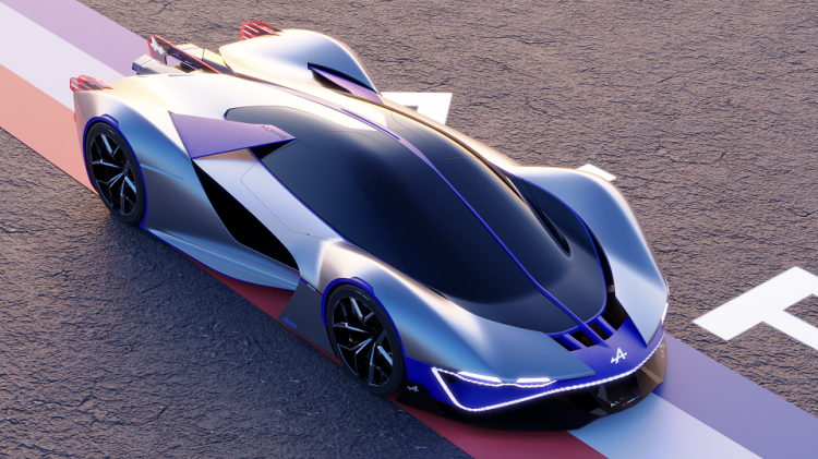 Alpine Hydrogen Concept Car Top