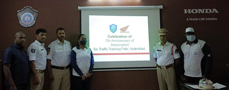 Hmsi Hyderabad Traffic Police Celebrate 7th Annive