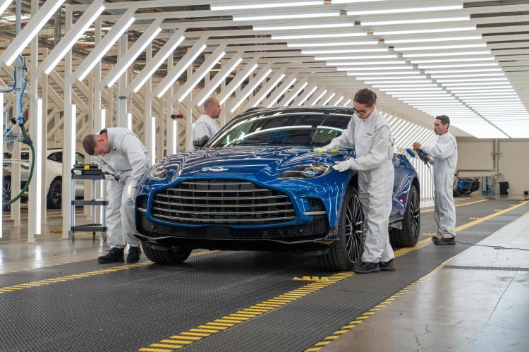 Aston Martin Dbx707 In Factory