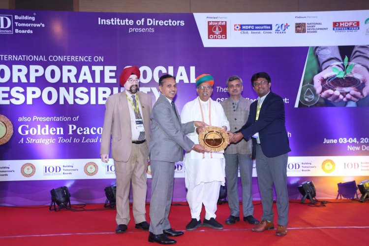 Toyota Prestigious Golden Peacock Hr Excellence Aw