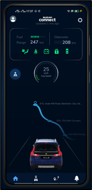 Maruti Suzuki Cars Navi Map Ui