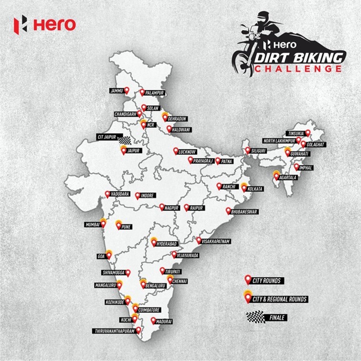 Hero Dirt Biking Challenge Map