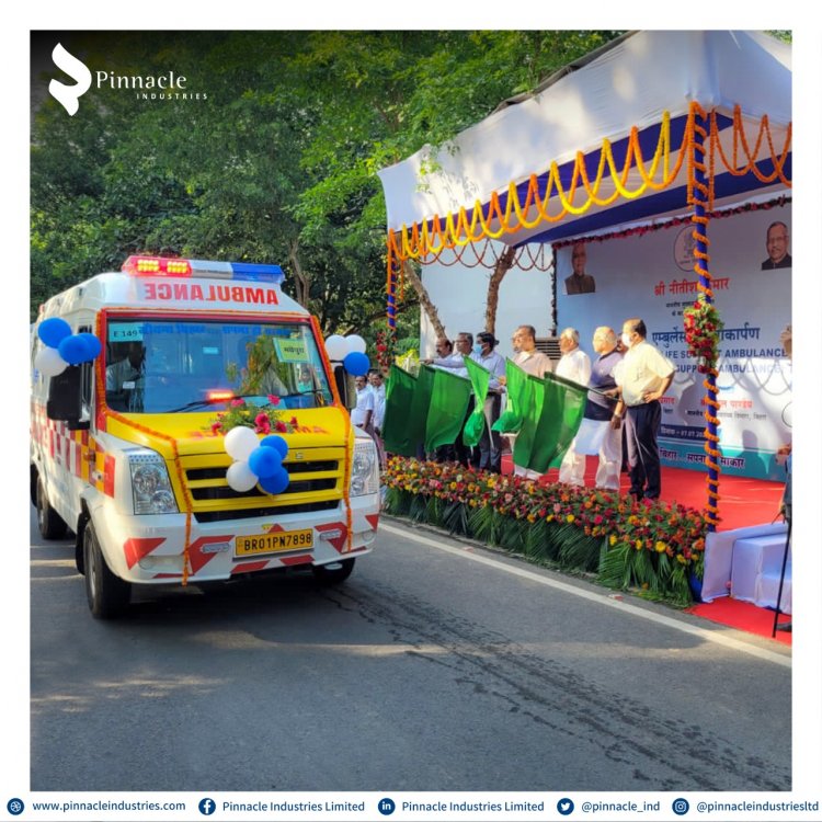 Pinnacle Industries Ambulance Bihar Govt Flag Off
