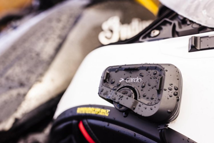 Cardo Motorcycle Communication Closeup