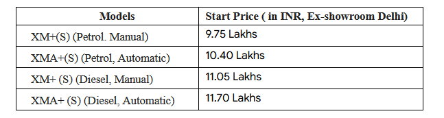 Tata Nexon Xm S Price