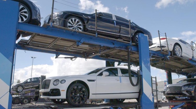 Bentley On A Truck