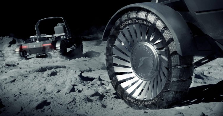 Gm Lockheed Good Year Lunar Rover Concept Image