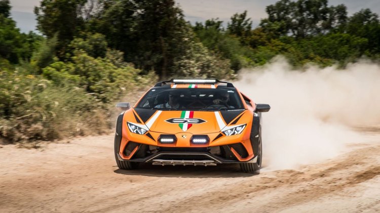 Lamborghini Huracan Sterrato Concept Drift In Dirt