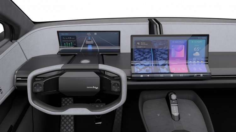 Toyota Bz Compact Suv Concept Cockpit