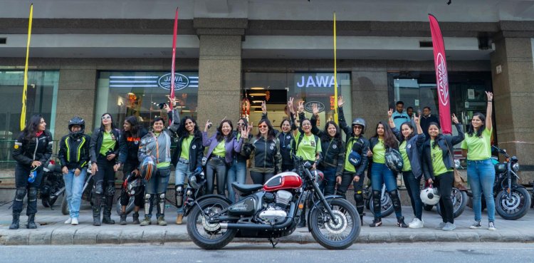 Jawa Yezdi Women Kommuniti Womens Special Ride 2