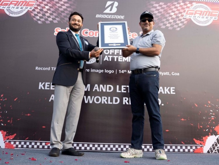 Bridgestone World Record Receiving Award