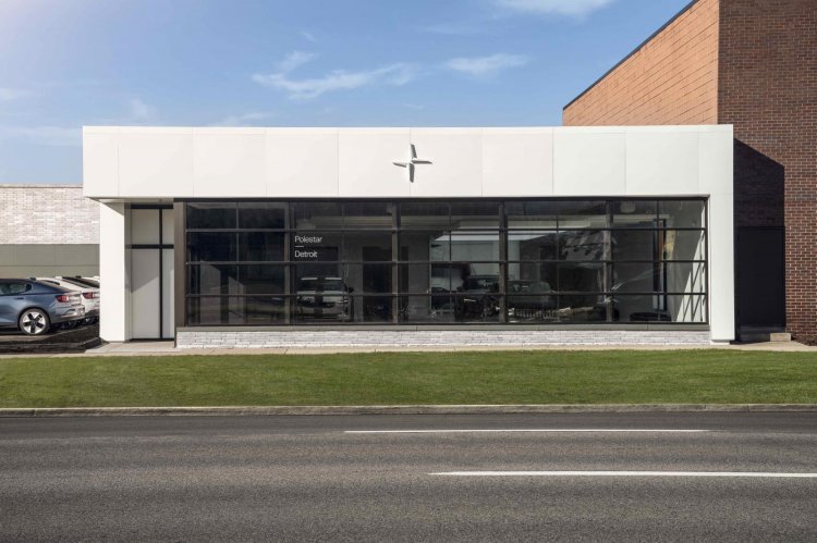 Polestar Detroit Space Outside