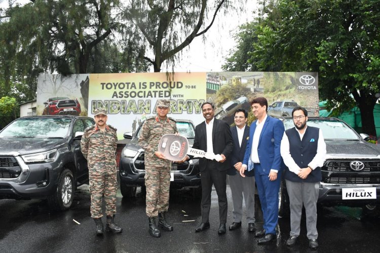 Toyota Hilux Fleet Delivered to Indian Army After Extensive Evaluation ...