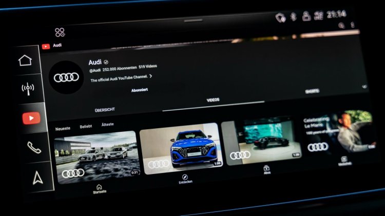 Audi Youtube Integration 3