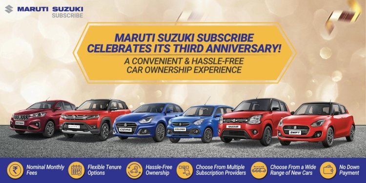 Maruti Suzuki Subscribe Celebrates Third Anniversa