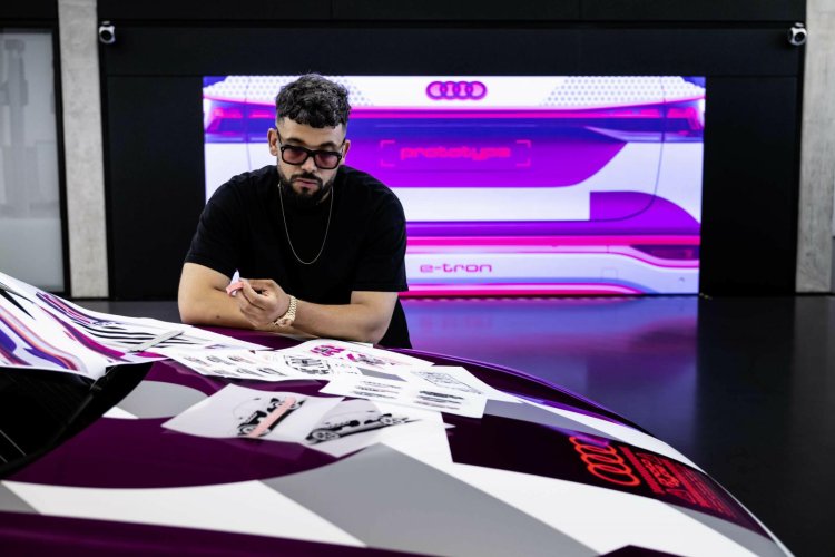 Audi Q6 E Tron Prototype Decals 1