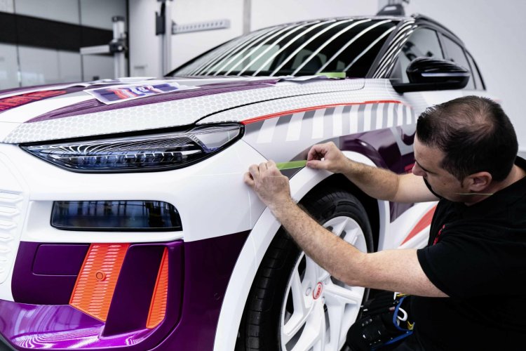 Audi Q6 E Tron Prototype Decals 2