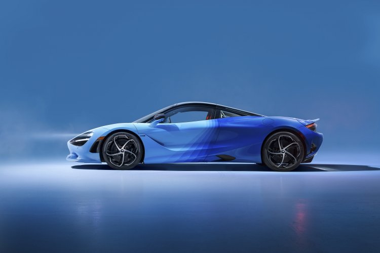 Mclaren 750s Spectrum Theme Left Side View