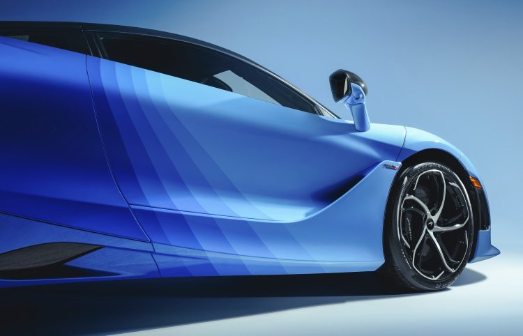 Mclaren 750s Spectrum Theme Right Side Rear Quarte