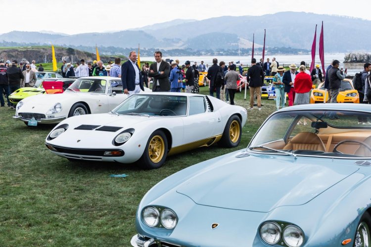 Lamborghini At 72nd Pebble Beach Concours Deleganc