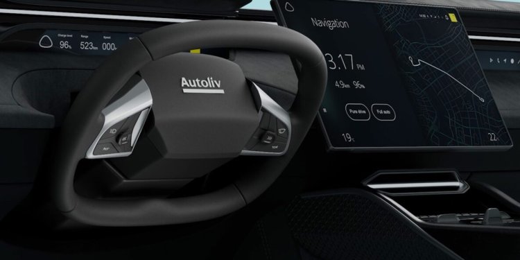 Autoliv Foldable Steering Wheel
