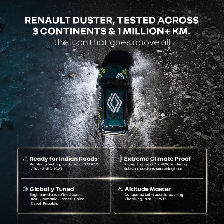 New Renault Duster Clocks 1 Million Km Testing Ahe