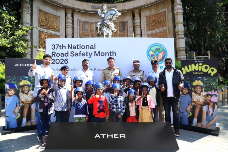 Ather Energy Promotes Child Road Safety With Helme