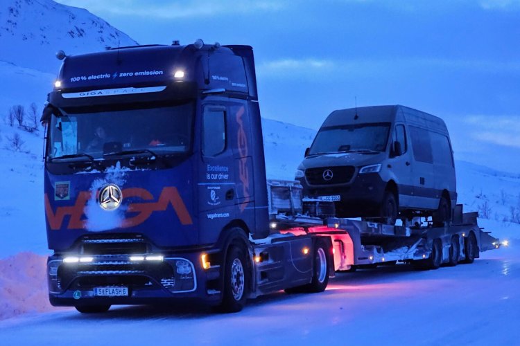 Daimler Truck Vega Eactros 600 Enordkapp Challenge
