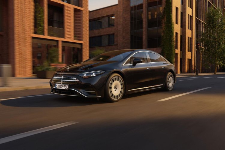 Mercedes Benz Eqs 580 4matic Front Quarter