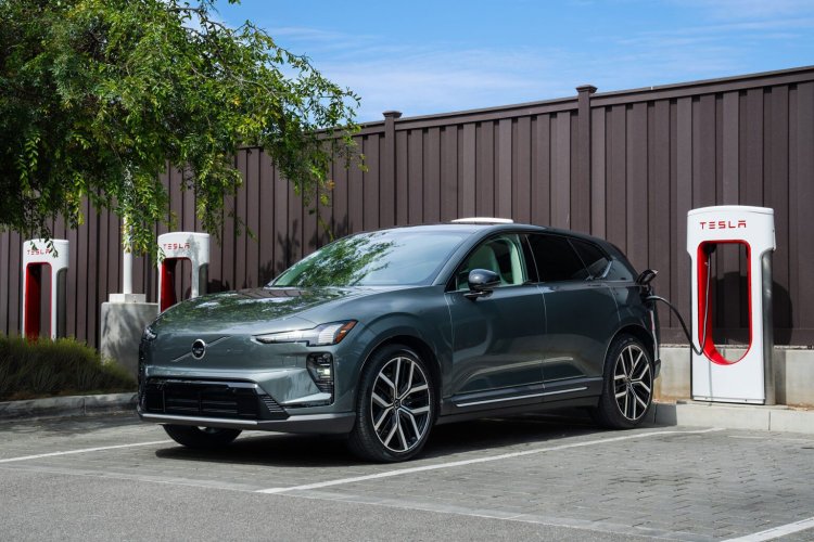 Volvo Cars Tesla Superchargers