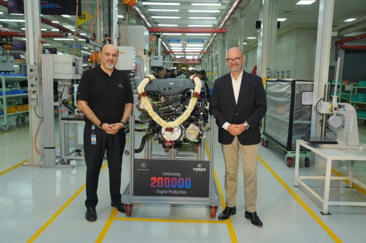 Force Motors Rolls Out 200000th Mercedes Benz Engi