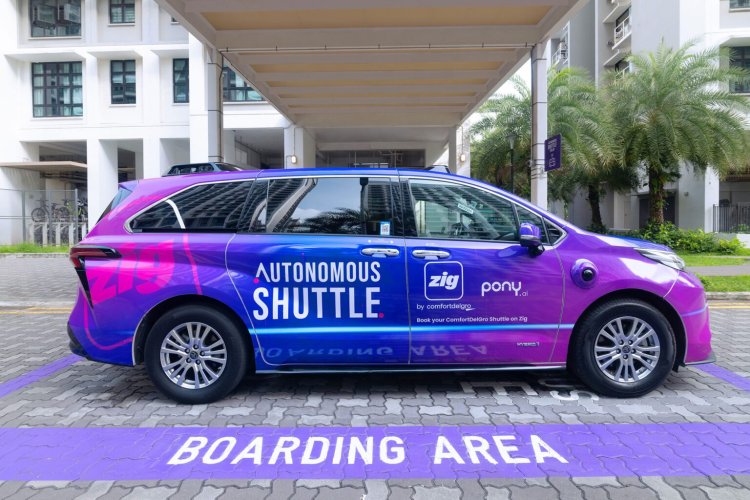 Poni Ai Autonomous Shuttle Singapore