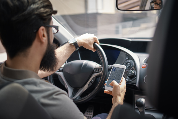 Distracted Driving Using Phone While Driving
