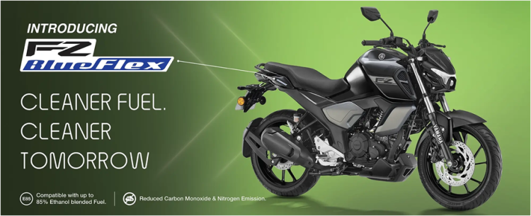 Yamaha Fz Blue Flex India