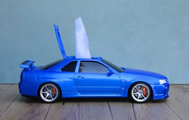 Nissan Gt R R34 Skyline Right Side Tissue Box