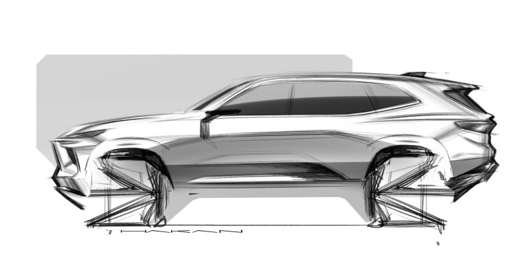 2025 Buick Enclave Suv Sketch