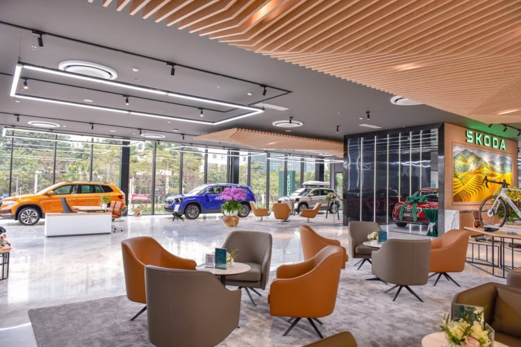 Skoda Vietnam Showroom Inside