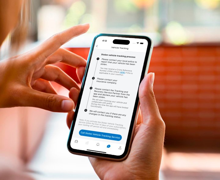 Nissan Stolen Vehicle Tracking Feature