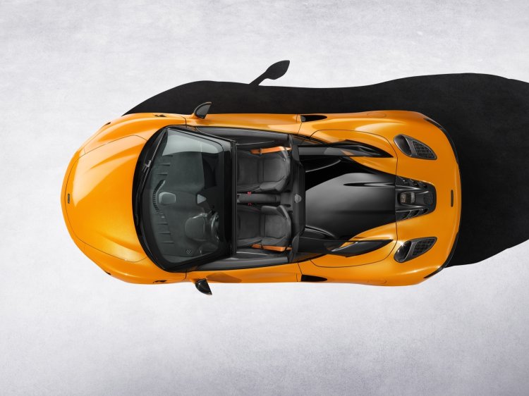 Mclaren Artura Spider Top View