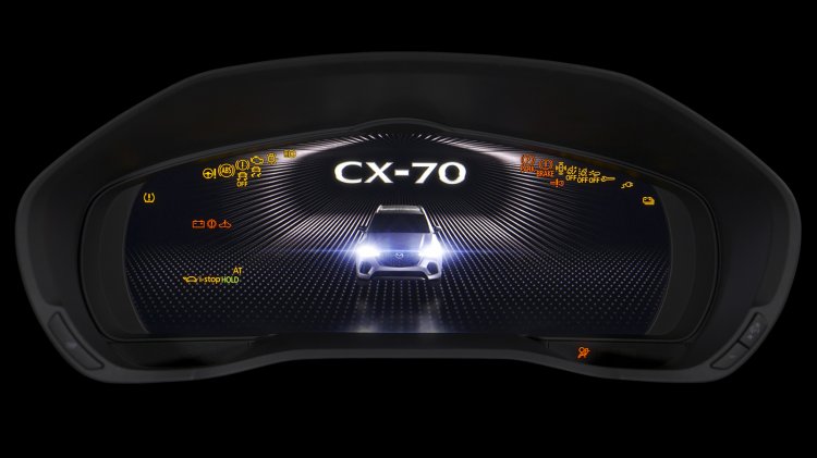 2024 Mazda Cx 70 Full Display Meter 2