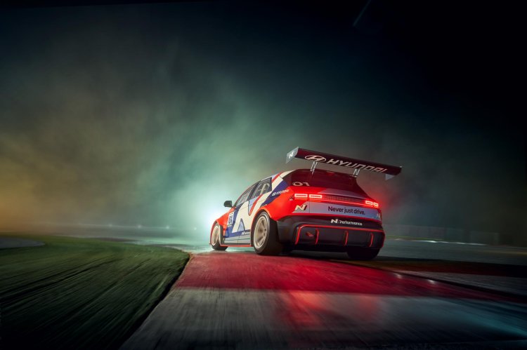 Hyundai Ioniq 5 N En1 Cup Car Rear Quarter