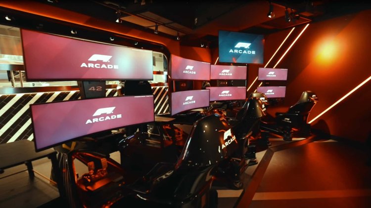 F1 Arcade Boston Seaport Sims