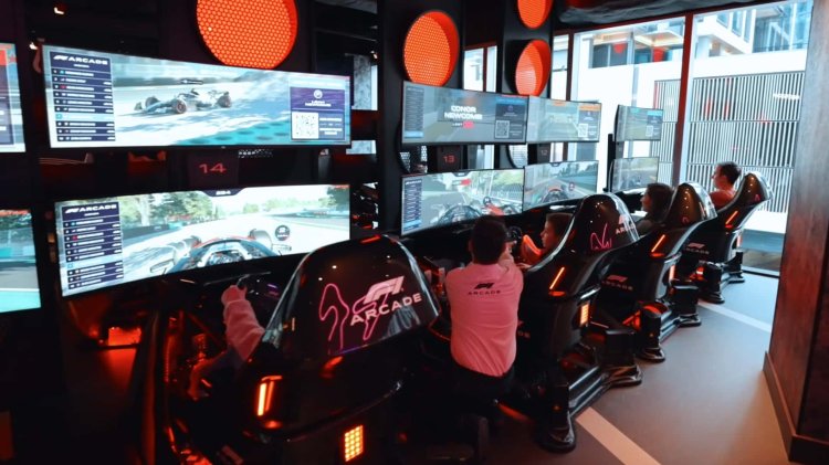 F1 Arcade Boston Seaport Simulators