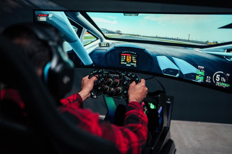 Lamborghini Driving Cockpit