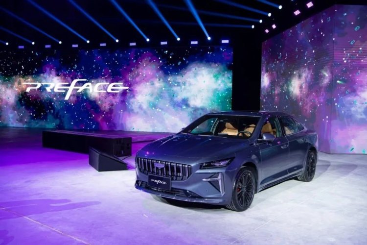 Geely Preface Front Quarter Saudi Arabia Launch