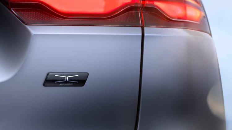 Jaguar 90th Anni Badge Rear