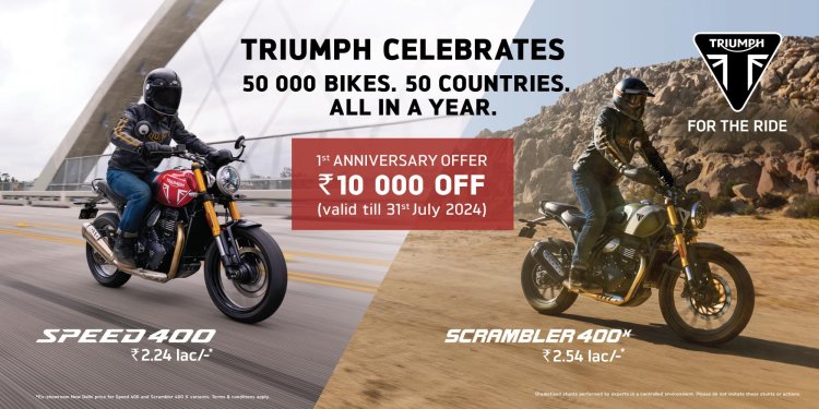 Triumph Anniversary Offer India