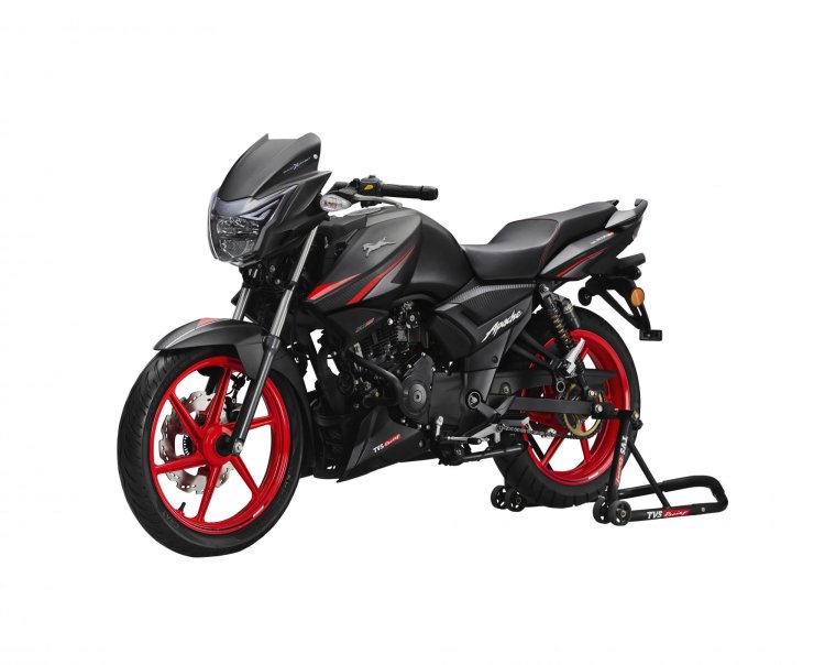 Tvs Apache Rtr 160 2v Racing Edition Left Profile