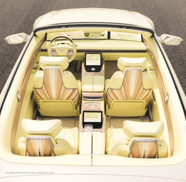 Cadillac Sollei Concept Interior