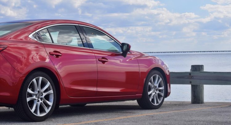 Random Red Car Rear Quarter Flex Lease Car Lease U